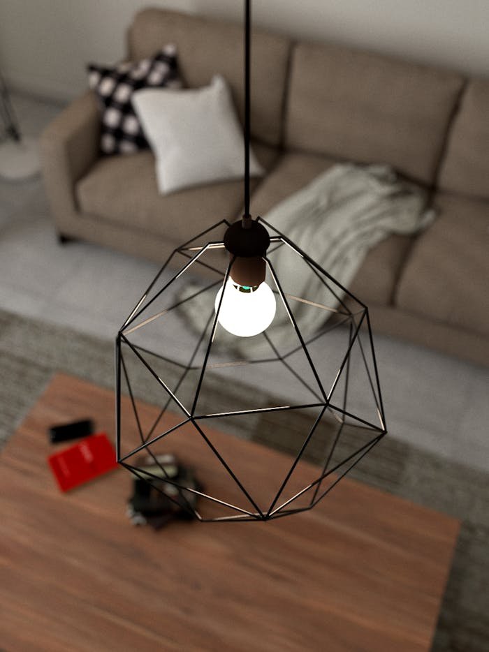 Gray Pendant Lamp